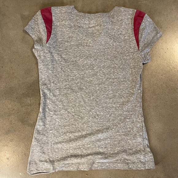 Texas A&M Aggies college football team apparel gray maroon tee youth girls 7/8 - Picture 3 of 3